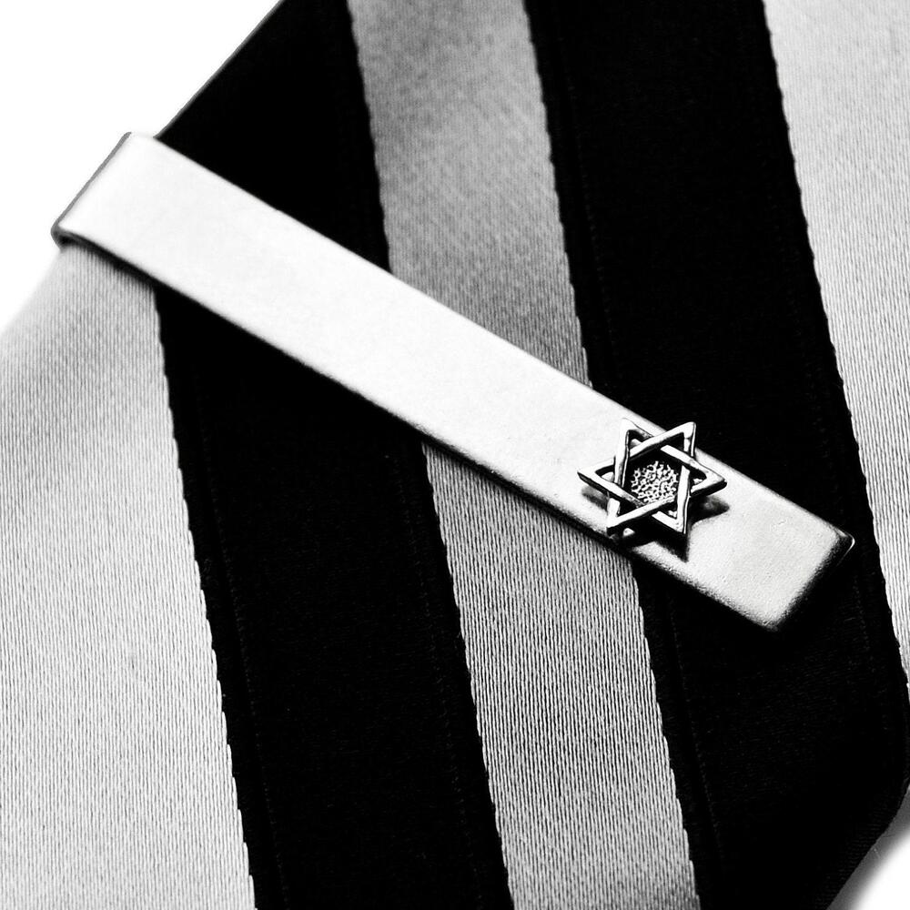 Star of David Tie Clip